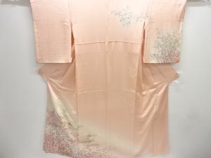 秋草模様訪問着